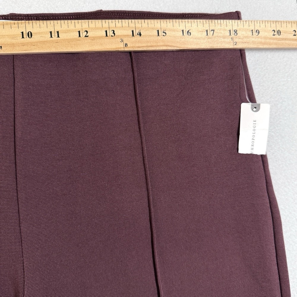 Maeve Anthropologie Pants Womens XL Poppy Kick Flare Pull On Pant Cocoa Plum NWT - Picture 10 of 15